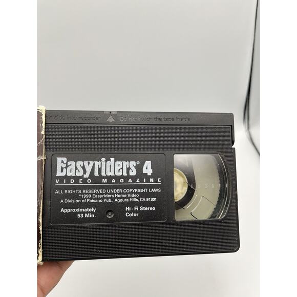 Easyriders Video Magazine VHS -Episode #4 A Hard Ridin Roadie M Forbes Last Ride - Picture 9 of 9